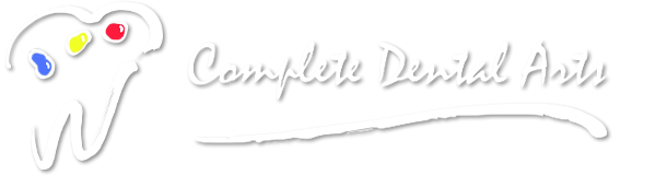Complete Dental Arts Logo Large White Version